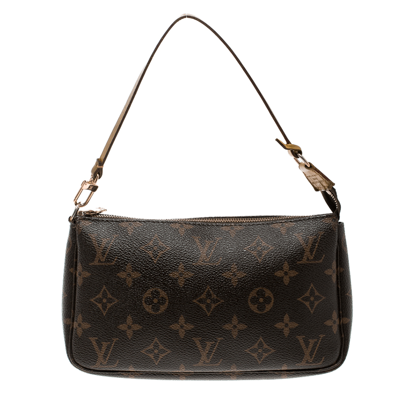 Pre Owned Louis Vuitton Monogram Canvas Pochette Accessoires 