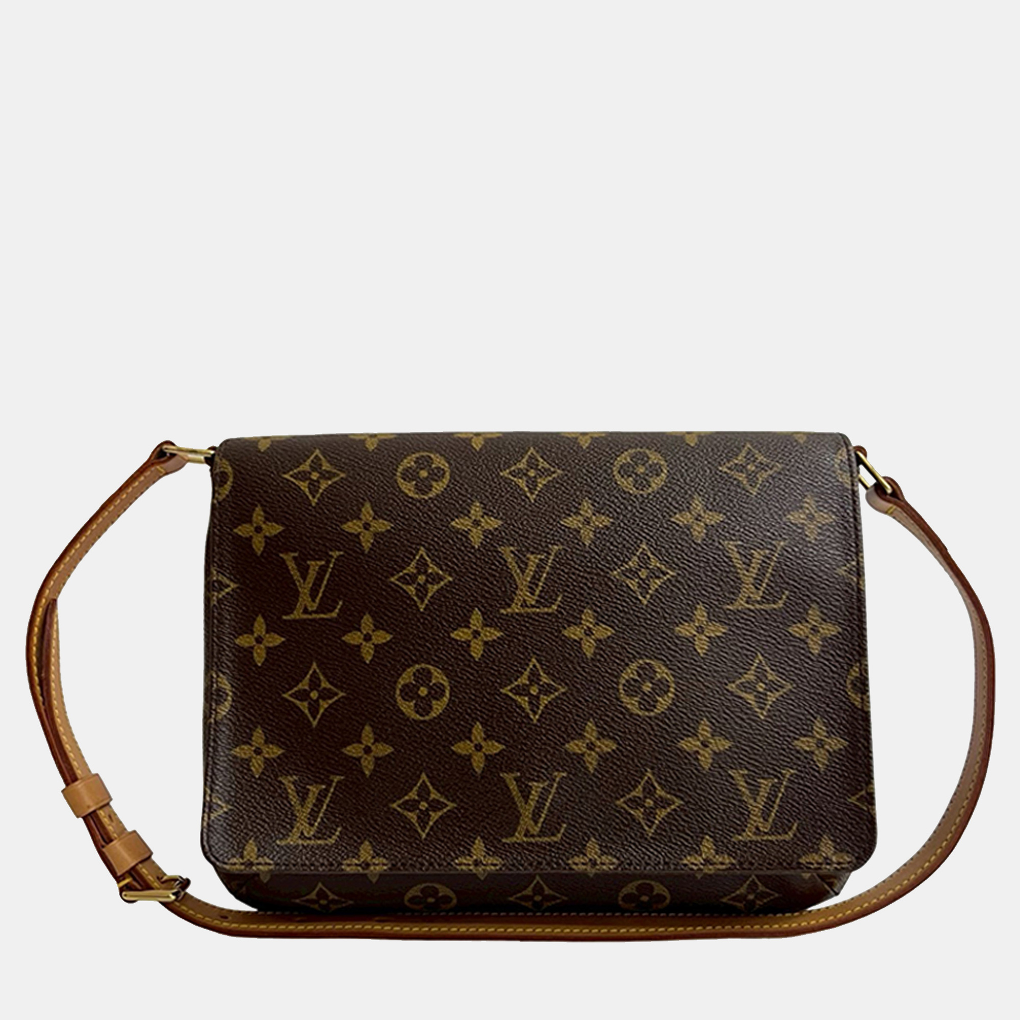 

Louis Vuitton Brown Monogram Musette Tango Short Strap