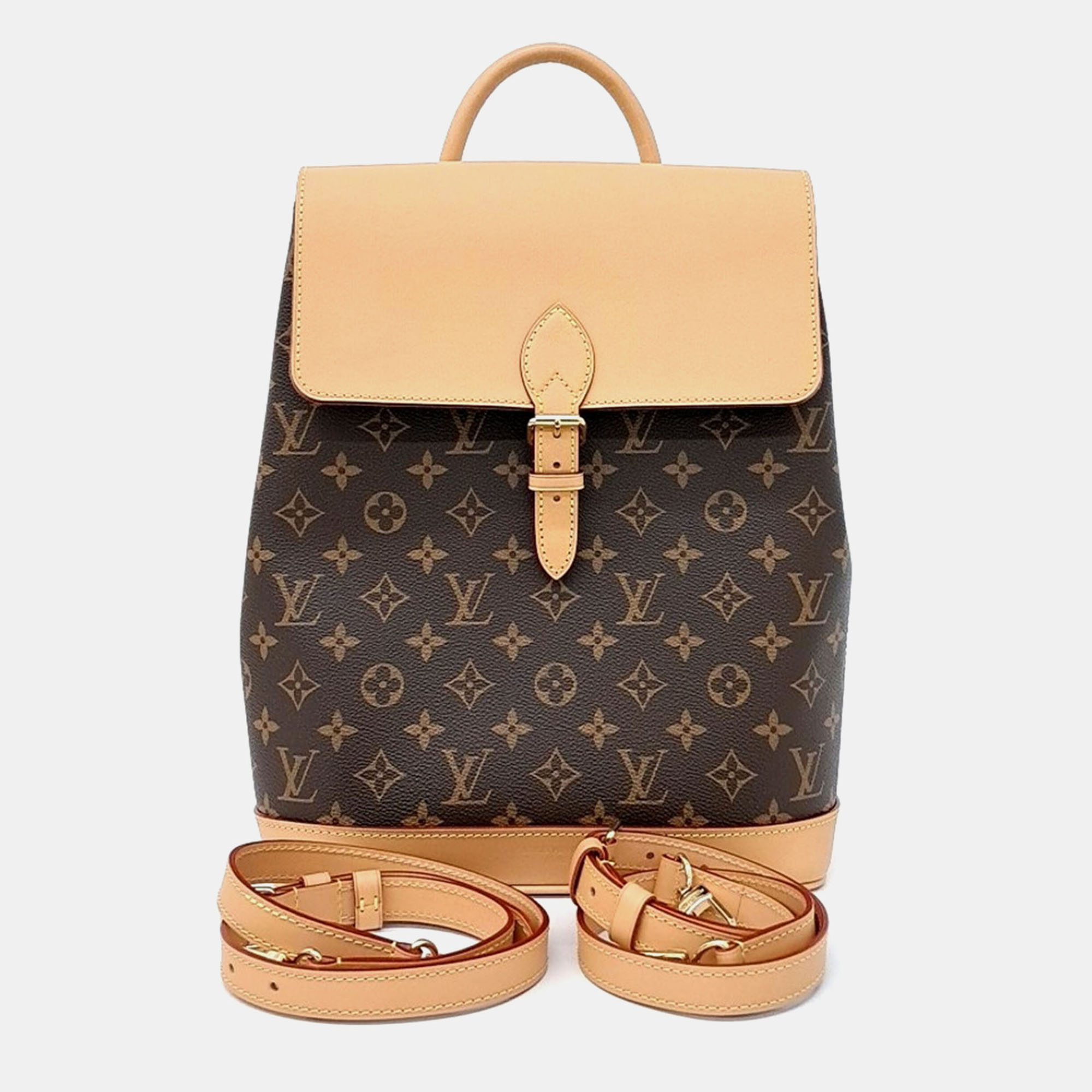 

Louis Vuitton Brown Canvas Monogram Soho MM