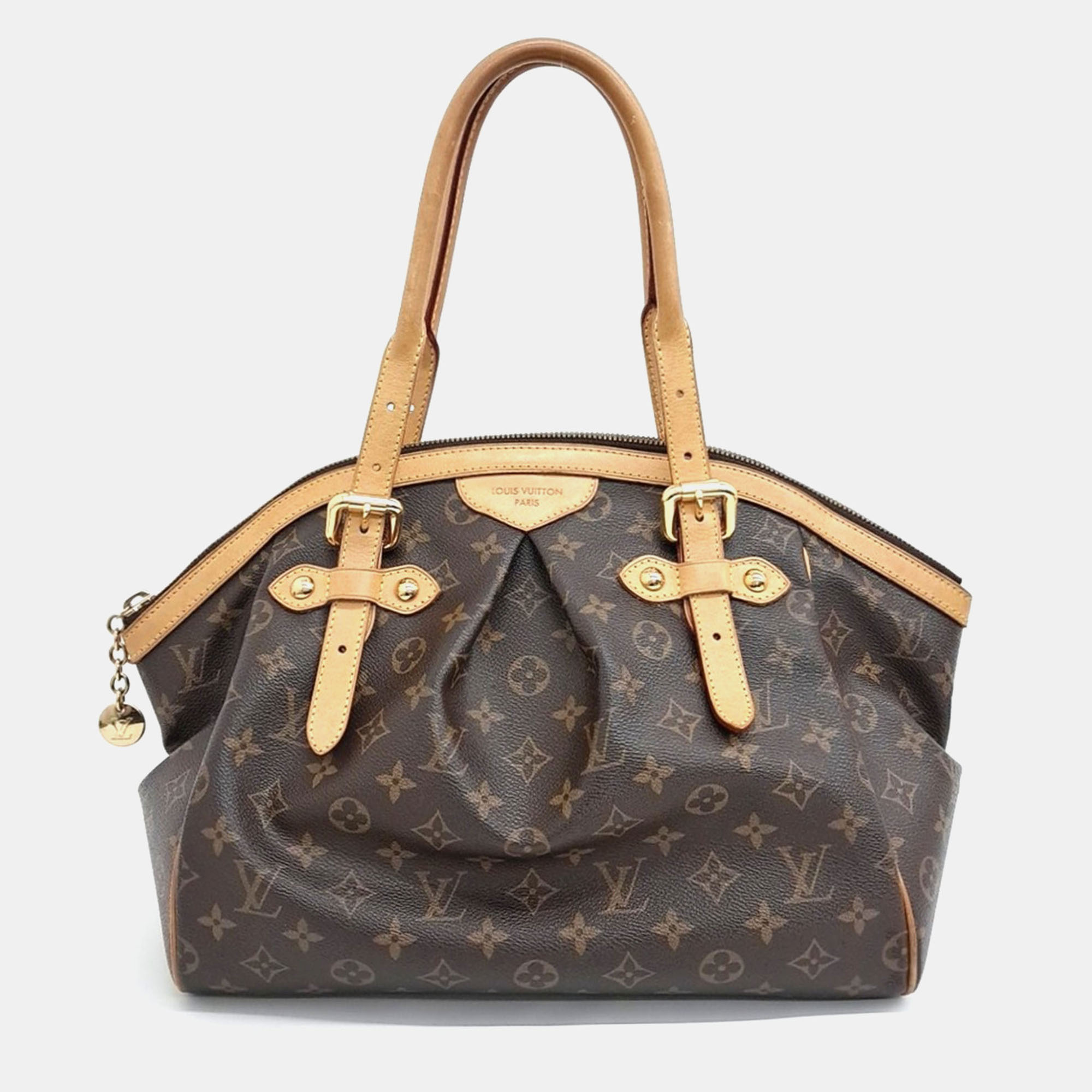 

Louis Vuitton Brown Coated Canvas Monogram Tivoli GM
