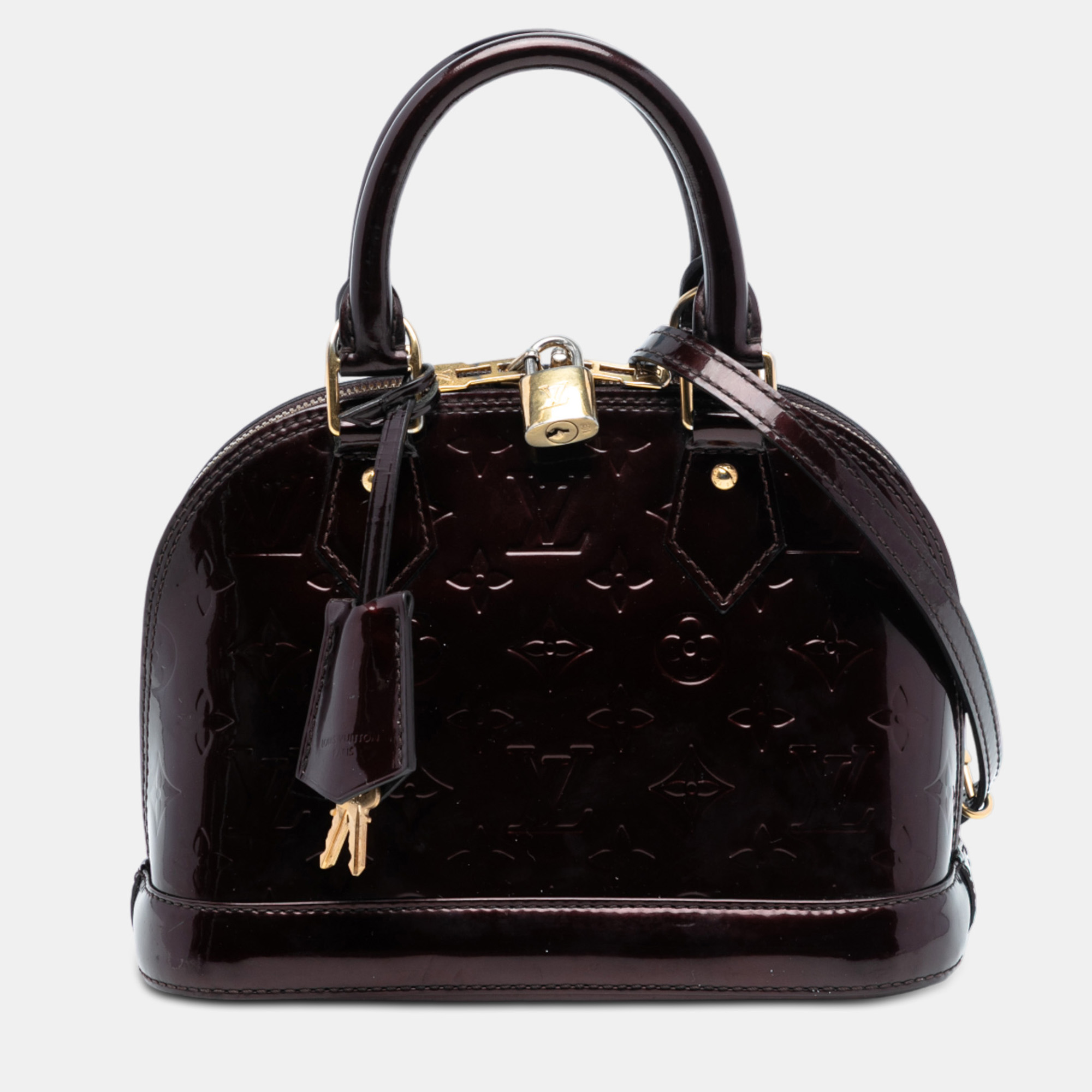 

Louis Vuitton Purple Monogram Vernis Alma BB