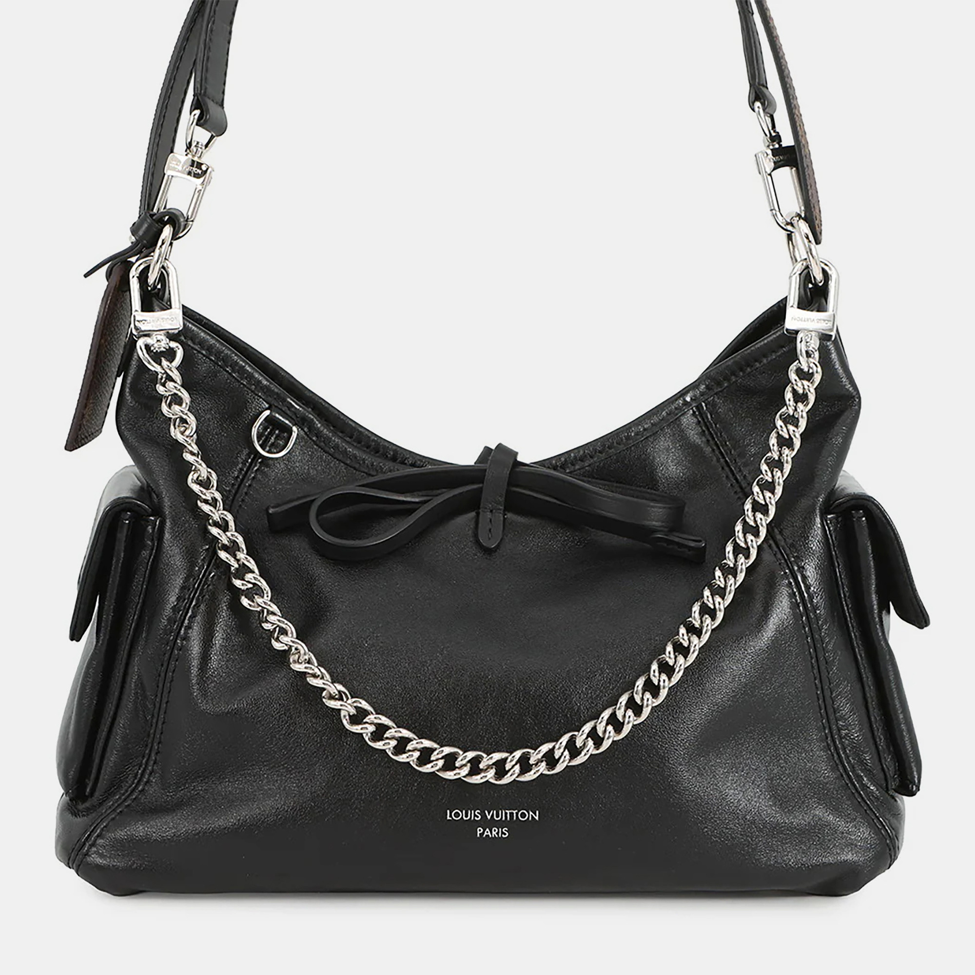 

Louis Vuitton Carryall Cargo Vibe Noir Lamb Leather Size Pm, Black