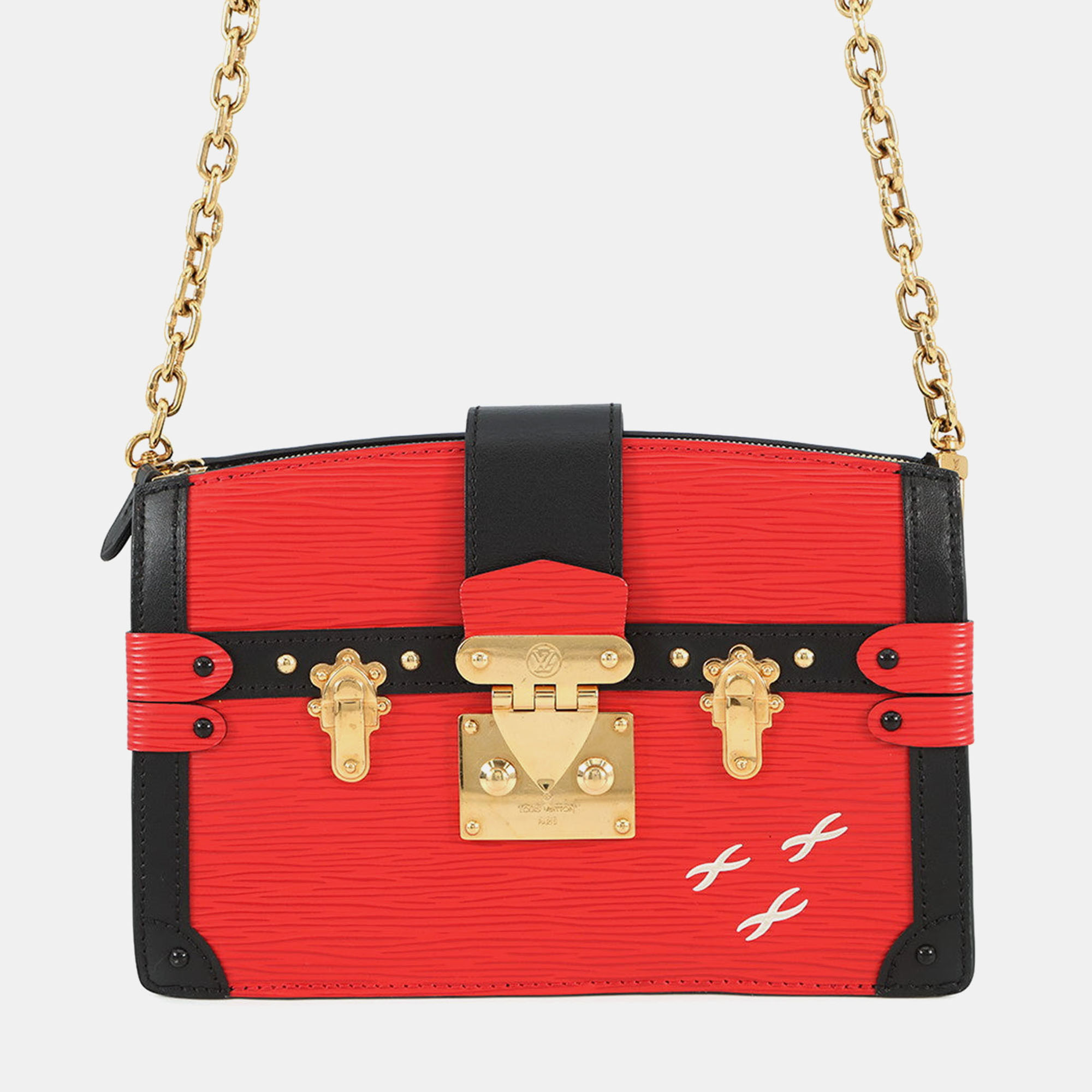 

Louis Vuitton Trunk Clutch Red Epi Leather