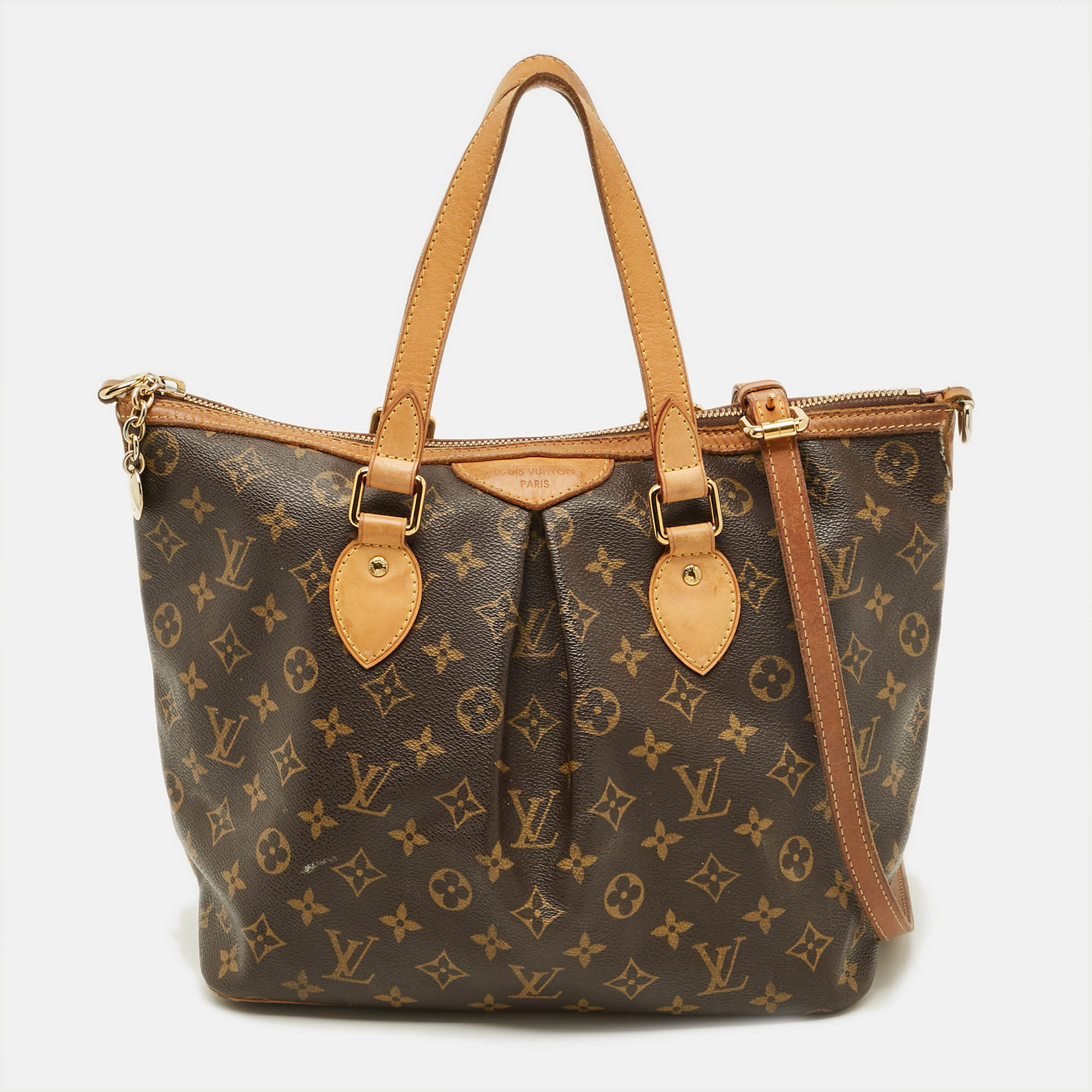 

Louis Vuitton Palermo PM Monogram Canvas Bag, Brown