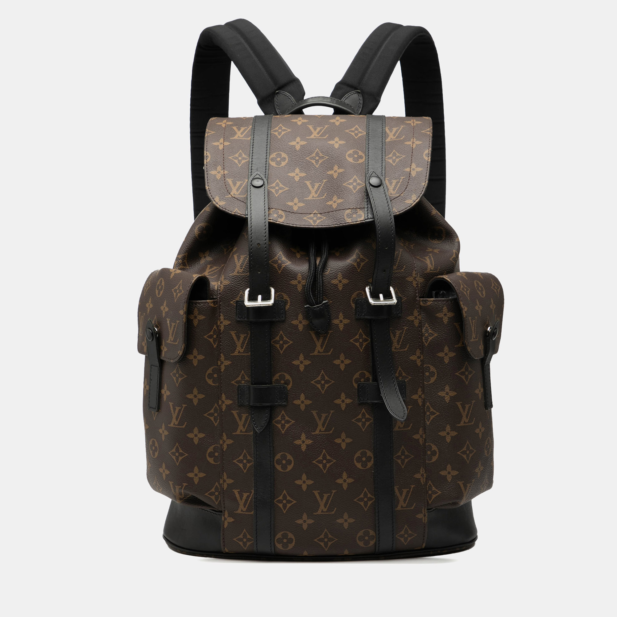 

Louis Vuitton Brown Monogram Macassar Christopher Backpack MM