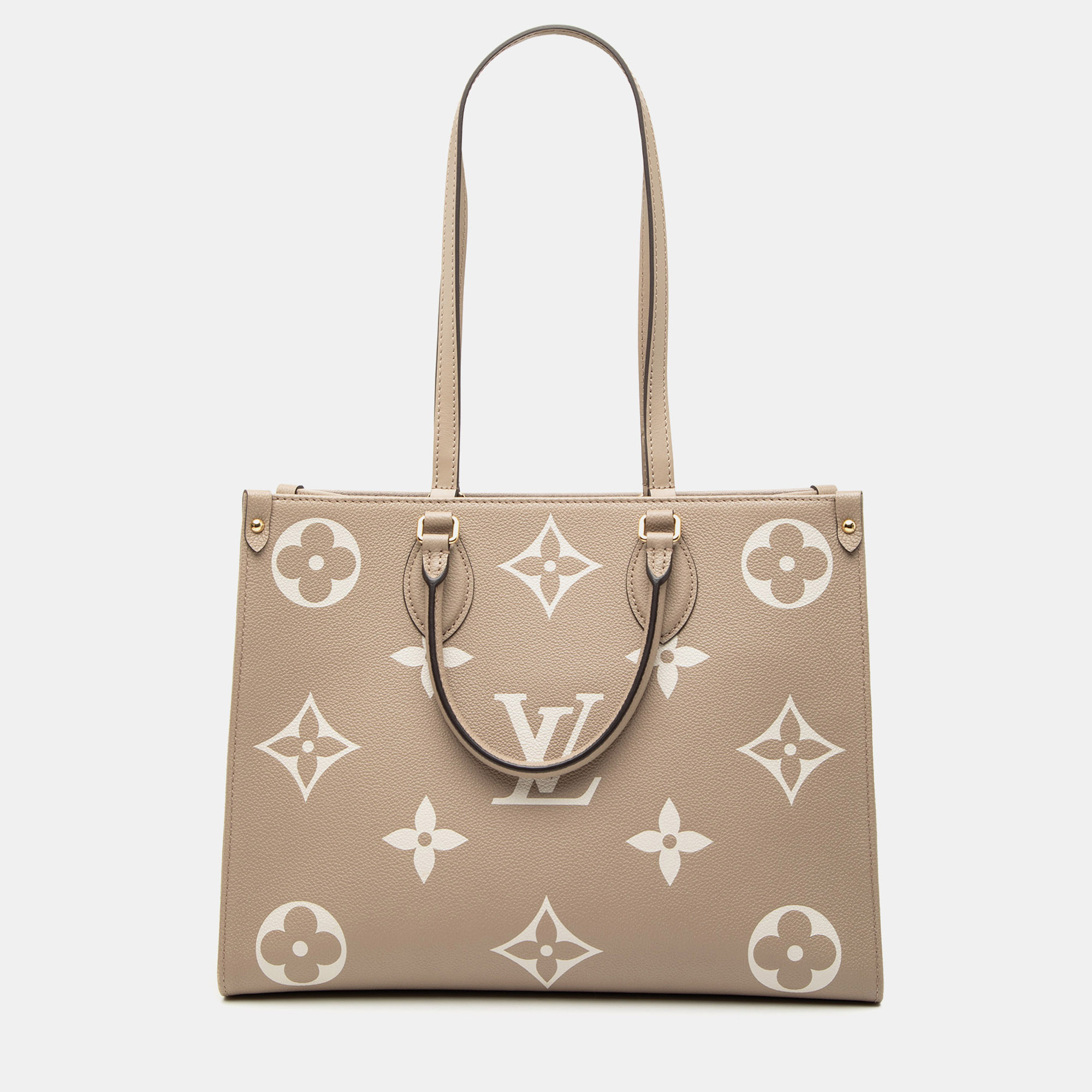 

Louis Vuitton Brown Bicolor Monogram Empreinte Giant Onthego MM