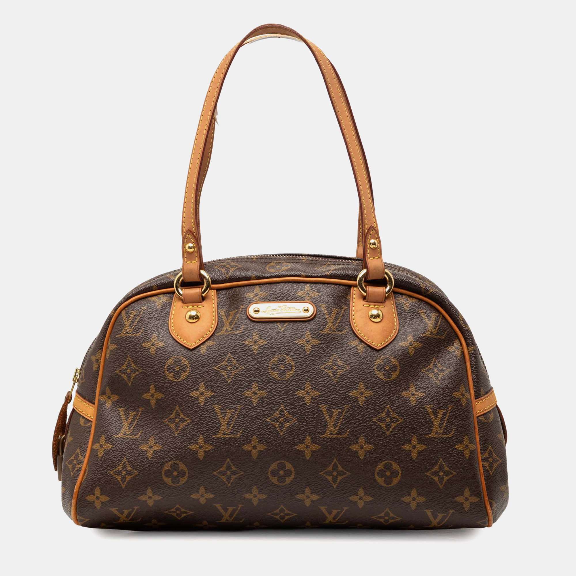

Louis Vuitton Brown Monogram Montorgueil PM