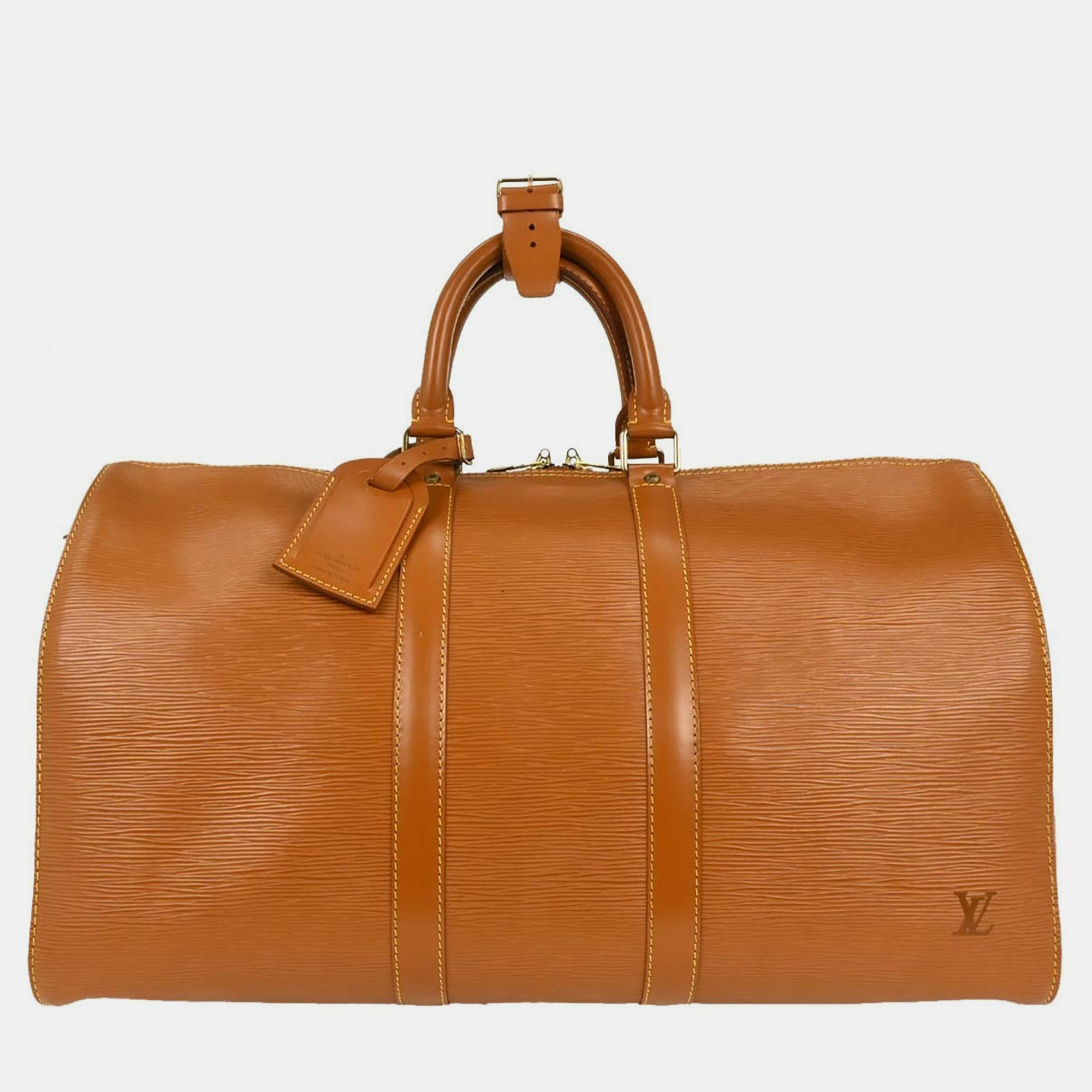 

Louis Vuitton Brown Epi Keepall 45 Travel Handbag