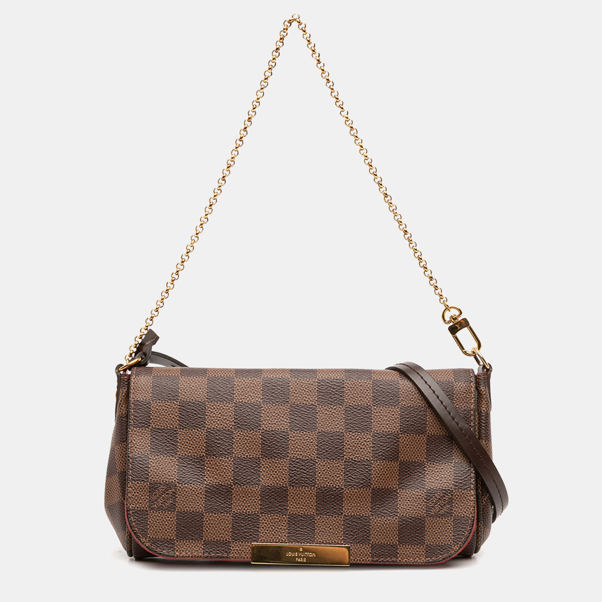 

Louis Vuitton Brown Damier Ebene Favorite PM