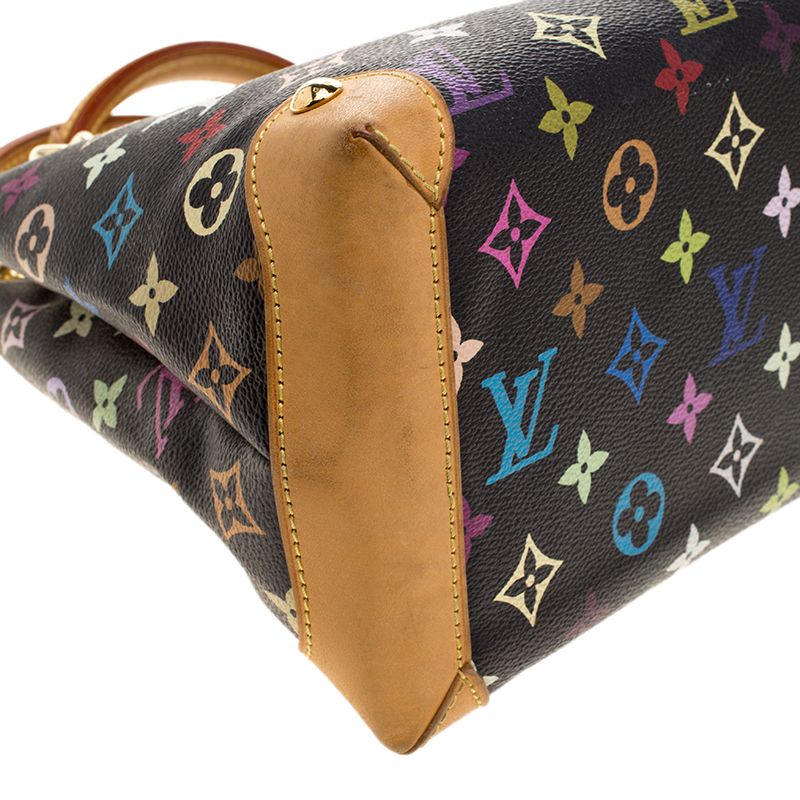 ilovekawaii C02668 - Louis Vuitton Monogram Multicolor Black Audra Hand Bag  M40048 