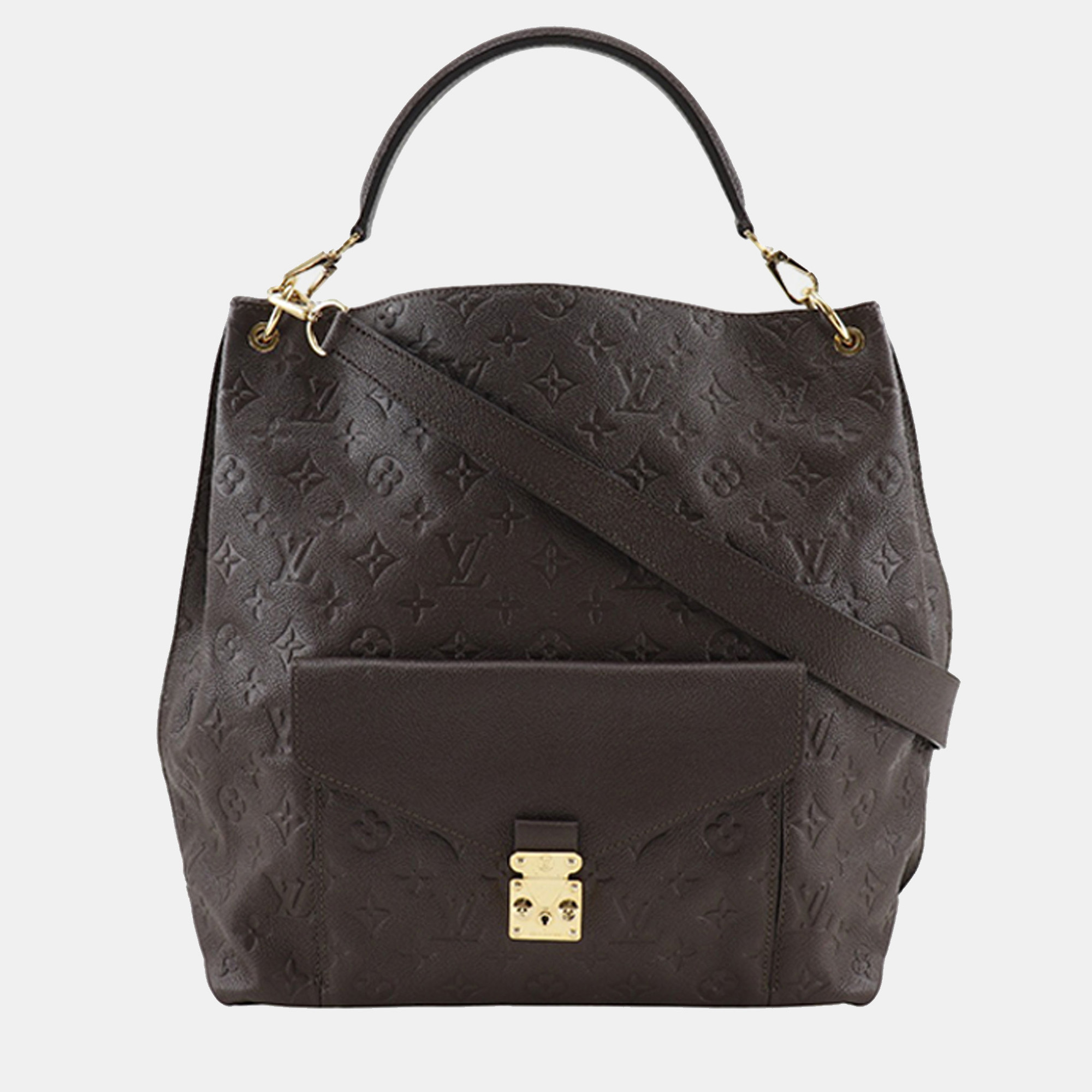 

Louis Vuitton Brown Monogram Empreinte Metis Hobo