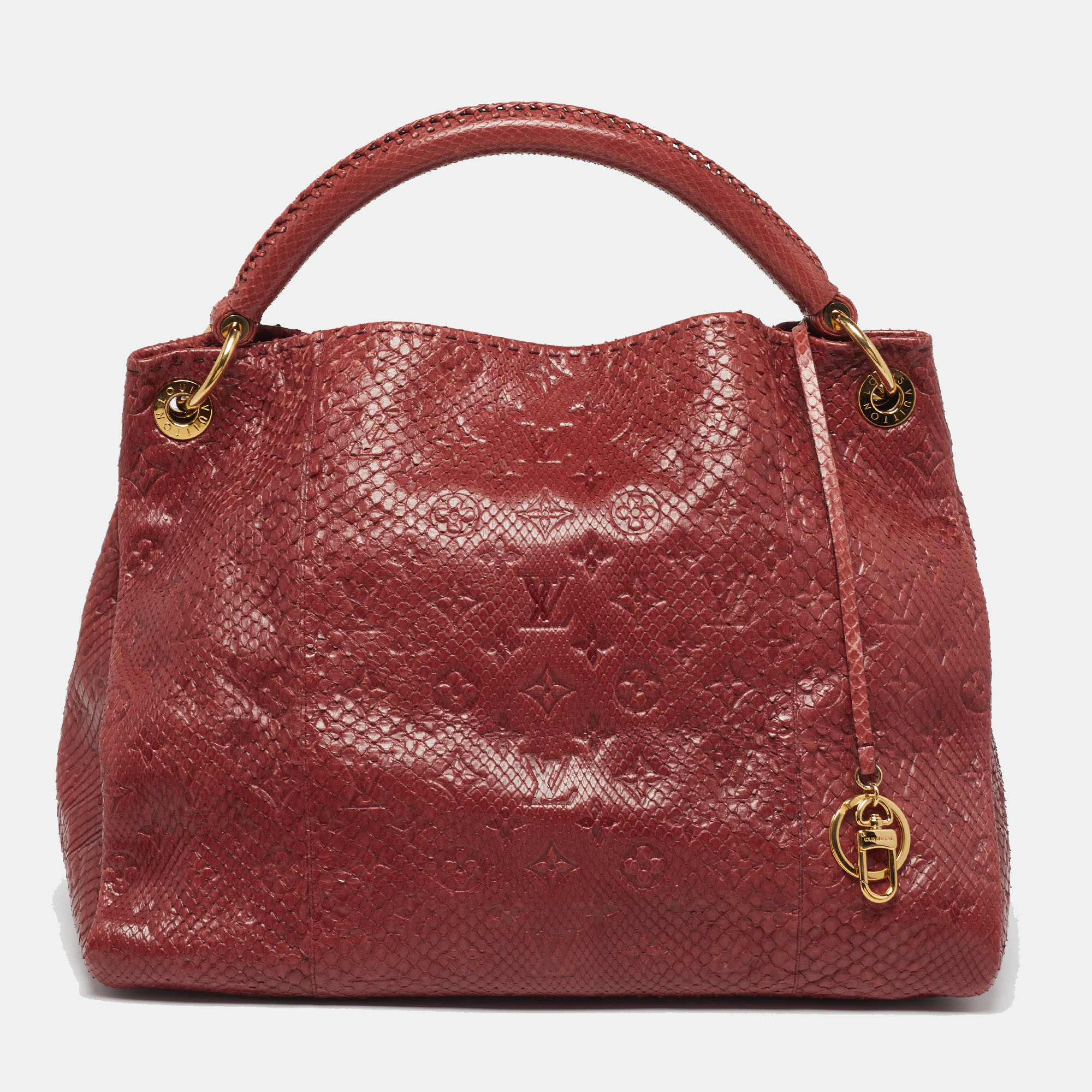 

Louis Vuitton Artsy MM Red Monogram Python Bag