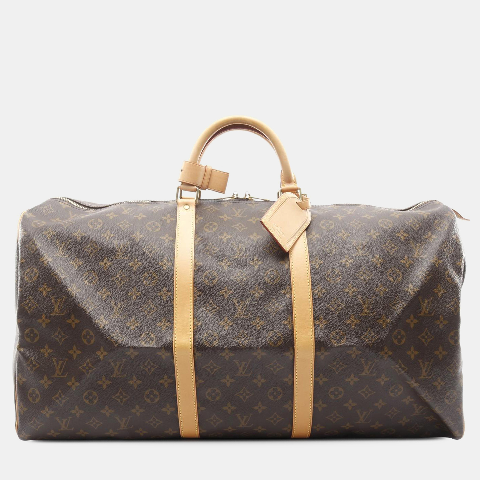 

Louis Vuitton Brown Monogram Keepall 60