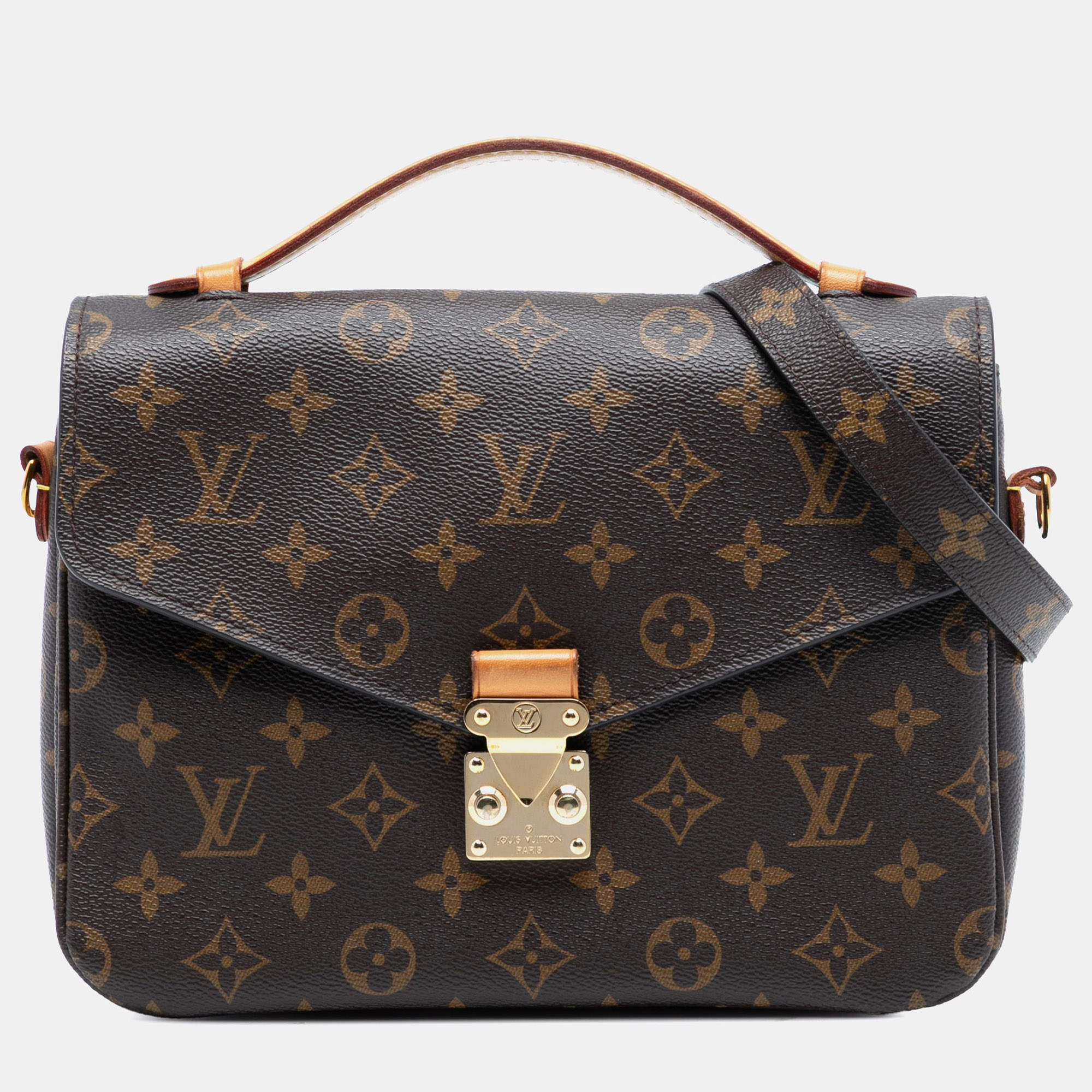

Louis Vuitton Brown Monogram Pochette Metis