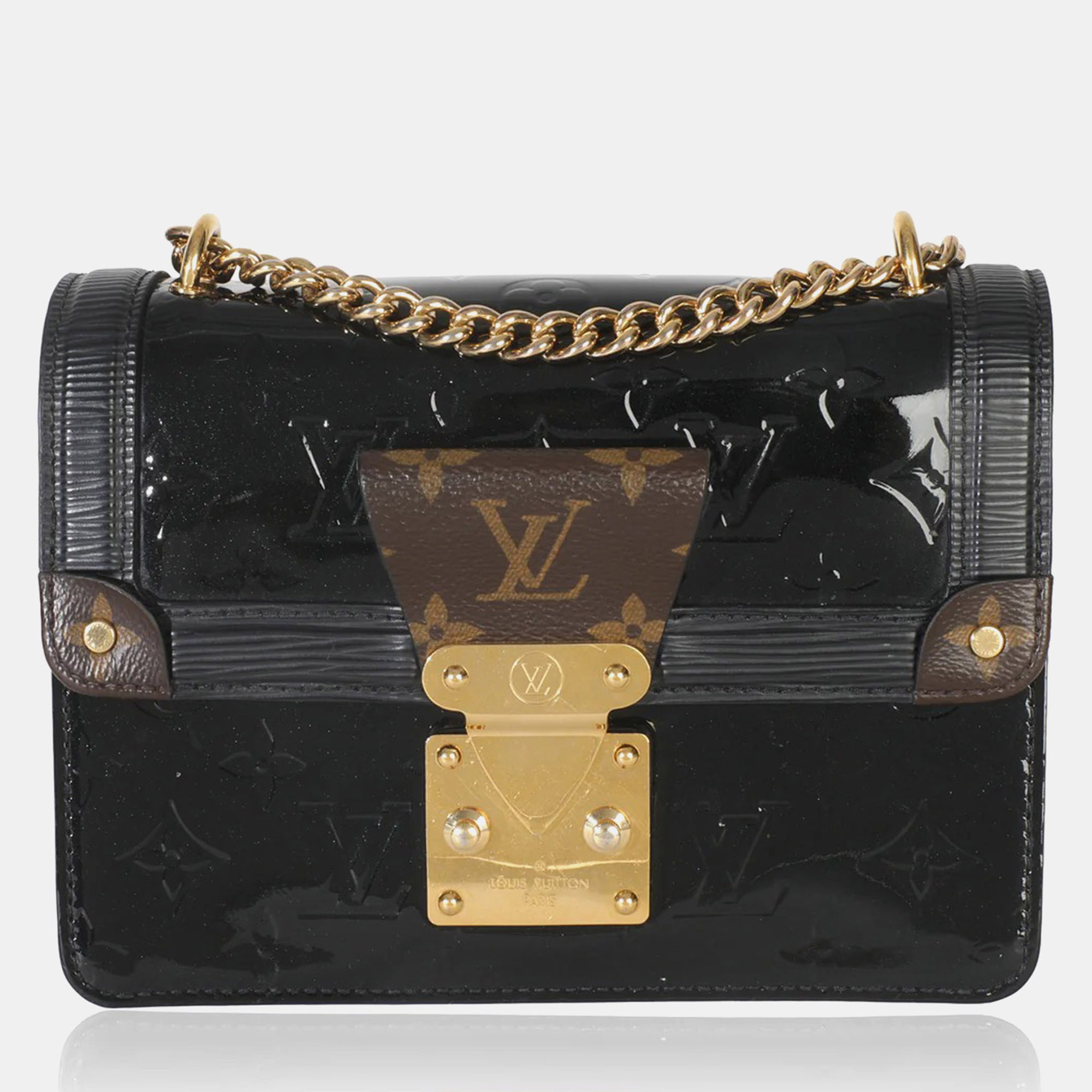 

Louis Vuitton Black Monogram Vernis Epi Wynwood