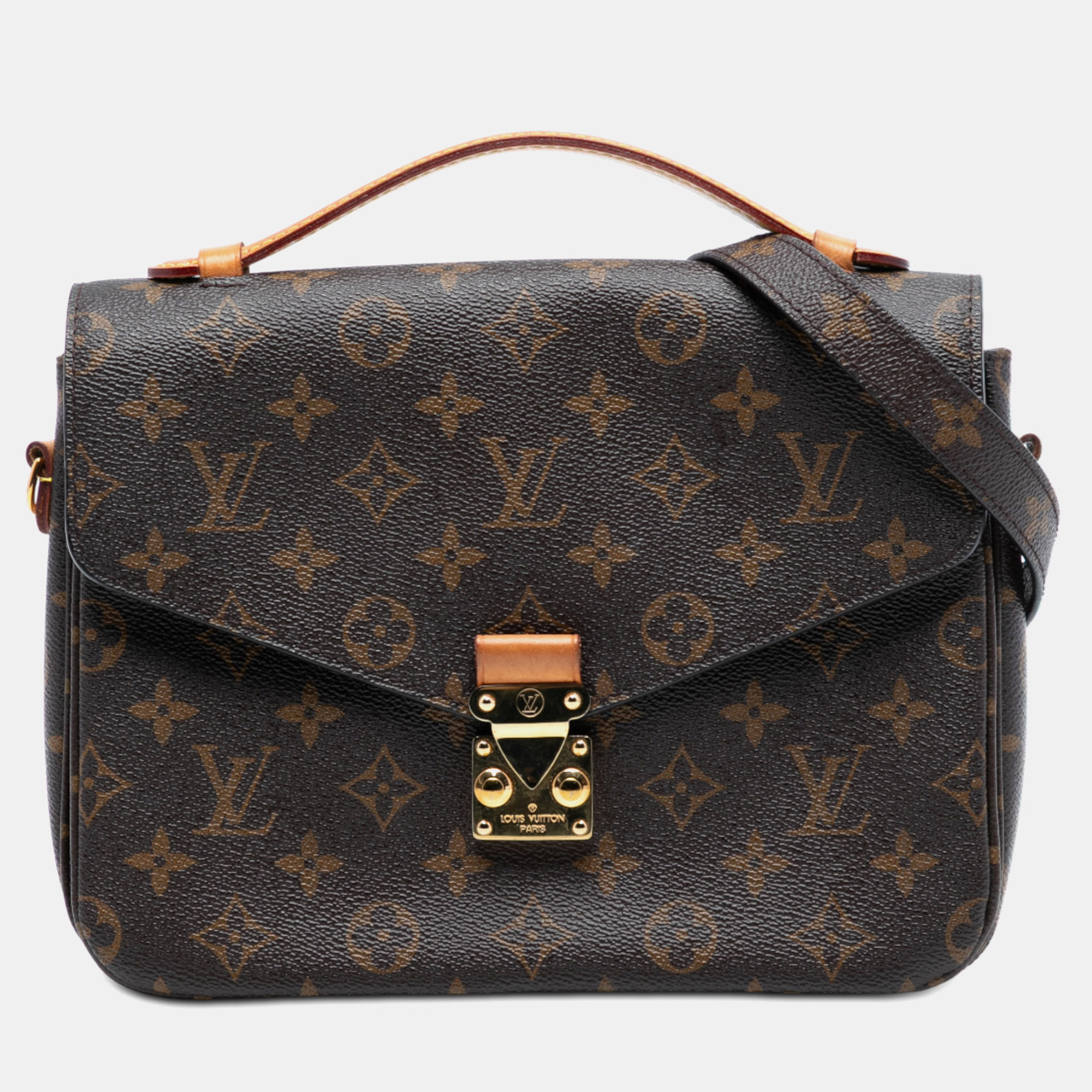 

Louis Vuitton Brown Monogram Pochette Metis