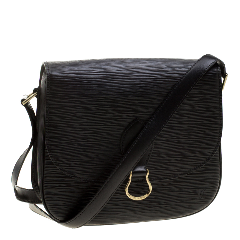 Saint cloud leather handbag Louis Vuitton Black in Leather - 37947012