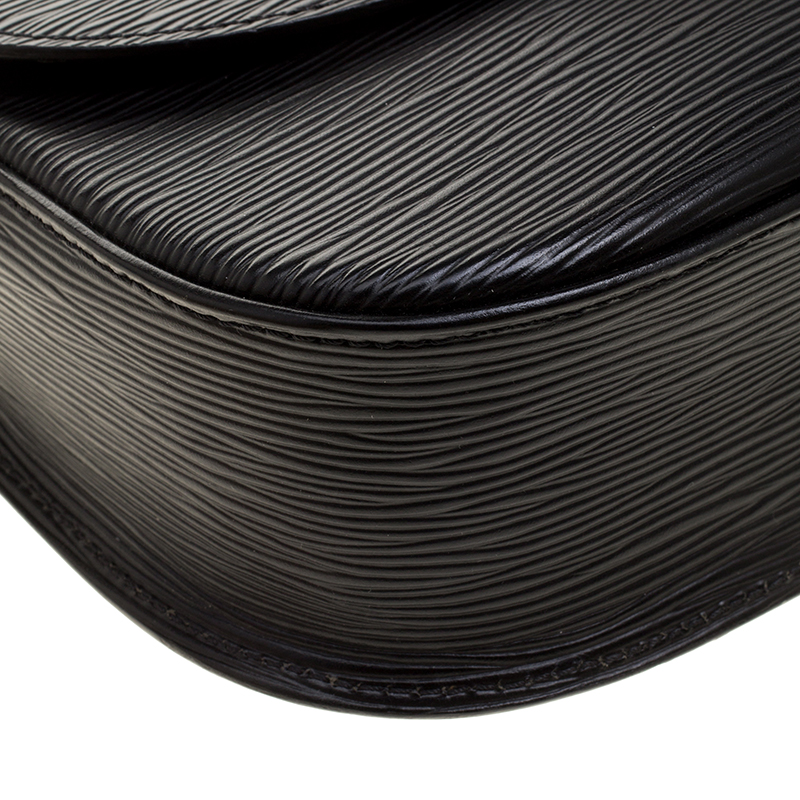 Louis Vuitton Black Epi Leather Saint Cloud Mini Crossbody Flap Bag  ref.324629 - Joli Closet