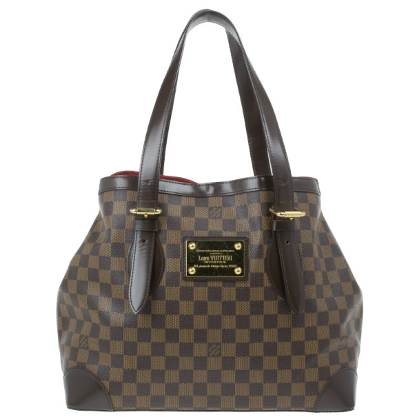 Pre Owned Louis Vuitton Damier Ebene Hampstead MM