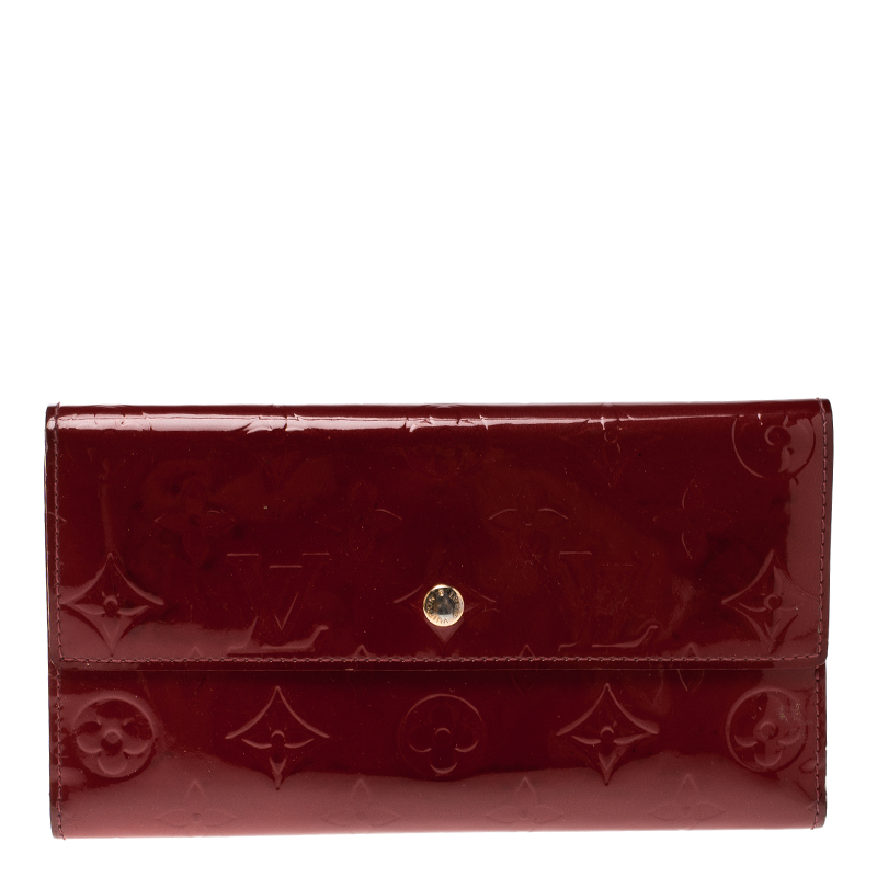 Louis Vuitton Cerise Monogram Vernis International Wallet