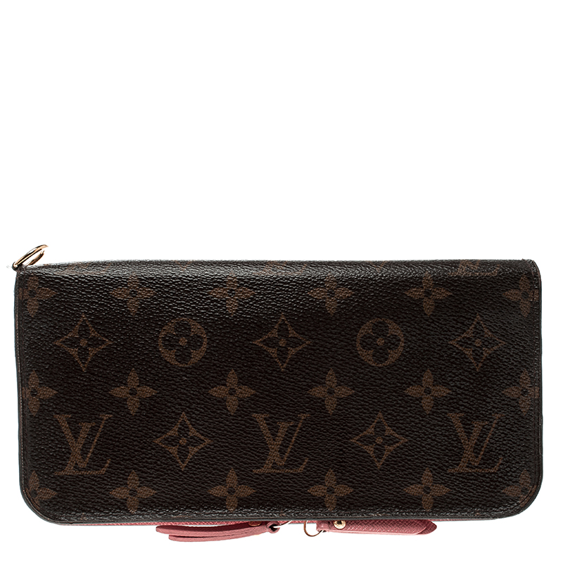مملوكة مسبقًا Louis Vuitton Pink Monogram Canvas Insolite Wallet