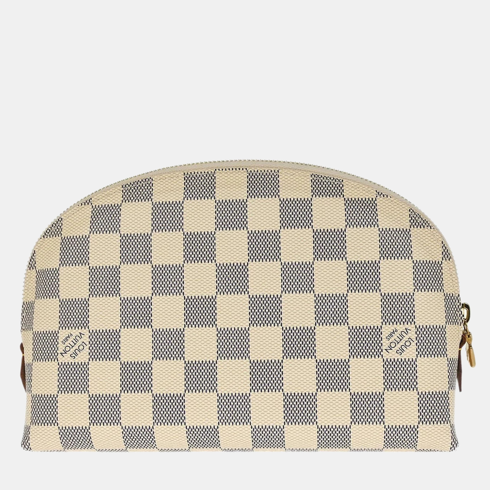 

Louis Vuitton Damier Azur Pochette Cosmetic GM, Grey