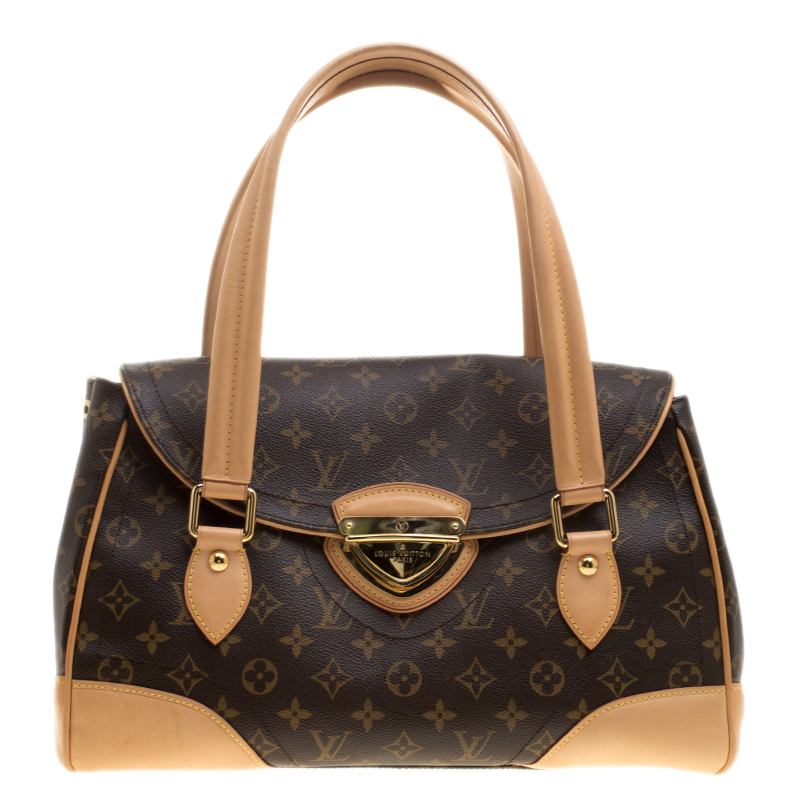 Pre Owned حقيبة لوي فيتون بيفرلي كانفاس مونوغرامي GM