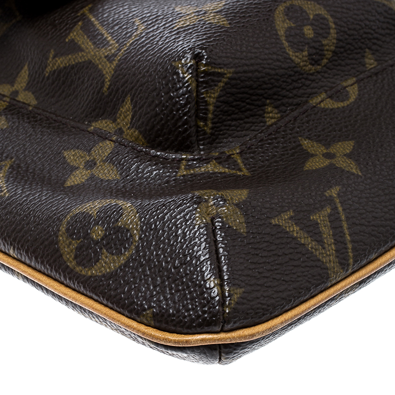 Louis Vuitton Monogram Partition Wristlet Brown Cloth ref.734073