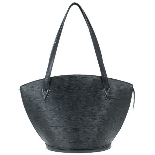 Pre Owned Louis Vuitton Black Epi Saint Jacques PM Bag