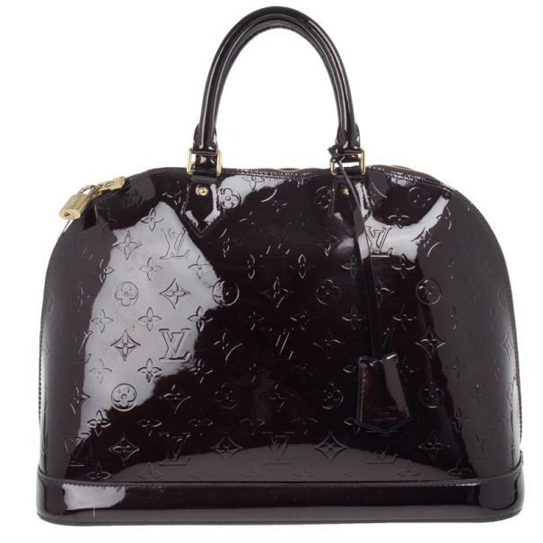 مملوكة مسبقًا Louis Vuitton Monogram Vernis Amarante Alma GM