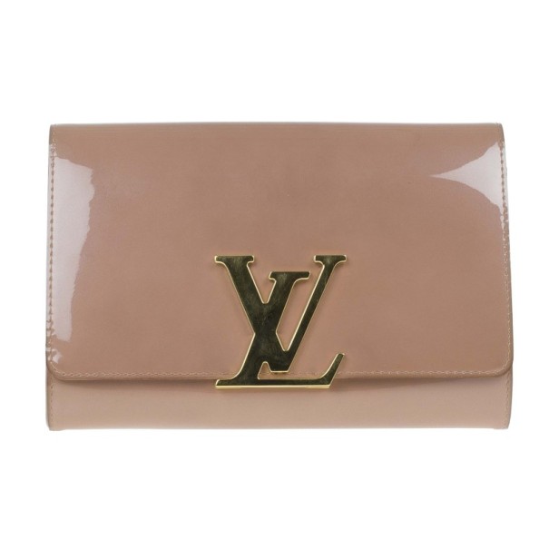 Pre Owned Louis Vuitton Monogram Vernis Neo Sobe Clutch