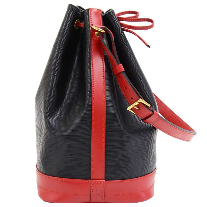 

Louis Vuitton Bicolor Epi Leather Noe Bag, Black