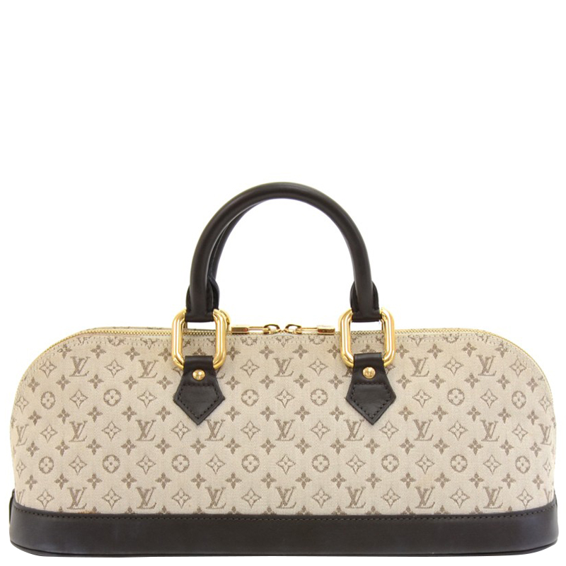 Louis Vuitton Khaki Monogram Mini Lin Alma Long Bag