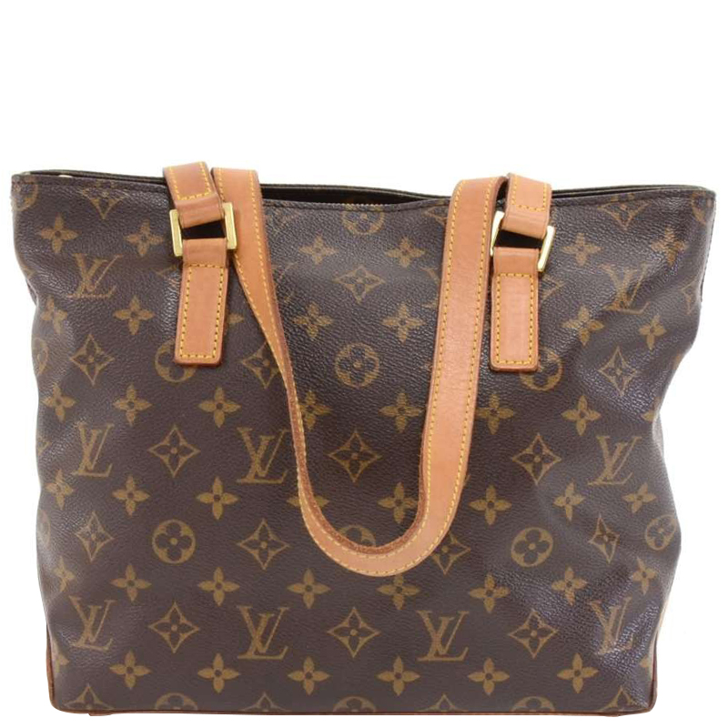 LOUIS VUITTON Monogram Canvas Cabas Piano Tote Bag - The Purse Ladies