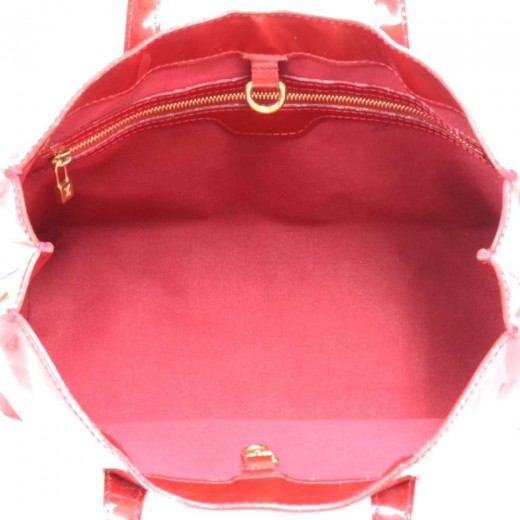 Louis Vuitton Red Vernis Wilshire PM Leather Patent leather ref.581114 -  Joli Closet