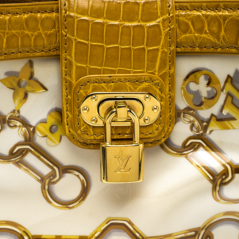 Louis Vuitton Multicolor Alligator And Velvet Chains Mini Linda Gold  Hardware, 2006 Available For Immediate Sale At Sotheby's