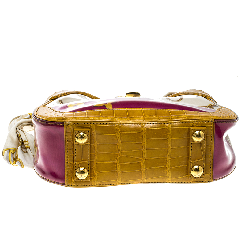 Louis Vuitton Multicolor Alligator And Velvet Chains Mini Linda Gold  Hardware, 2006 Available For Immediate Sale At Sotheby's
