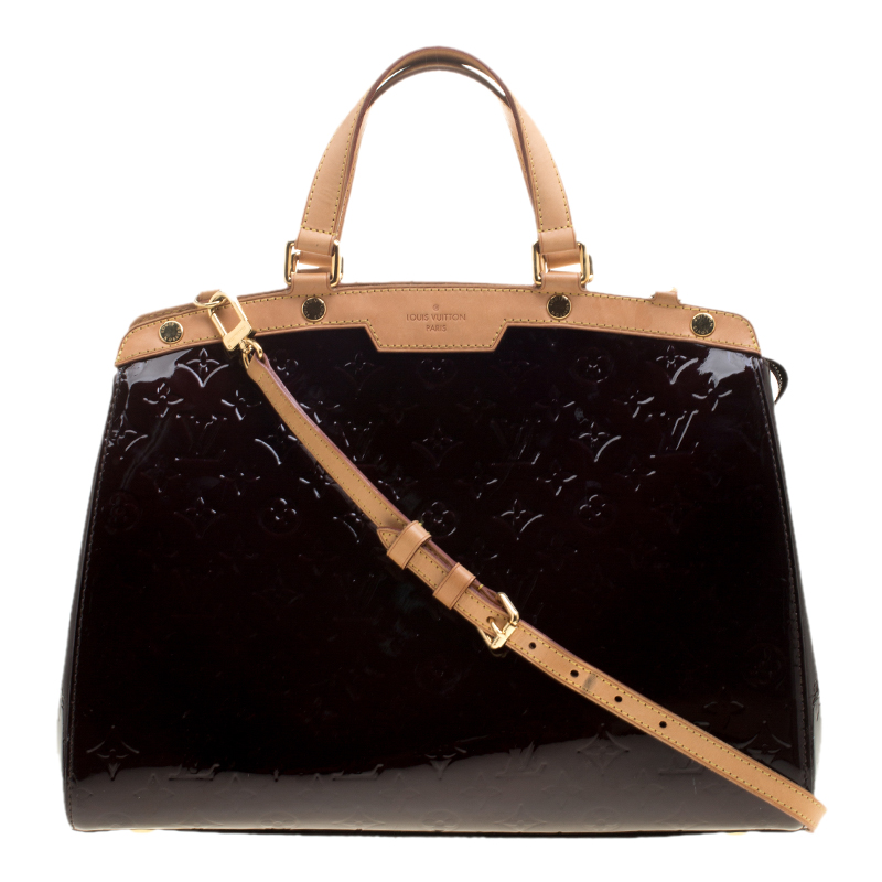 Pre Owned حقيبة لوي فيتون بريه فيرنيه مونوغرامي بودر بيج GM