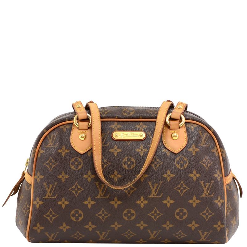 LOUIS VUITTON Montorgueil PM Monogram Canvas Shoulder Bag-US