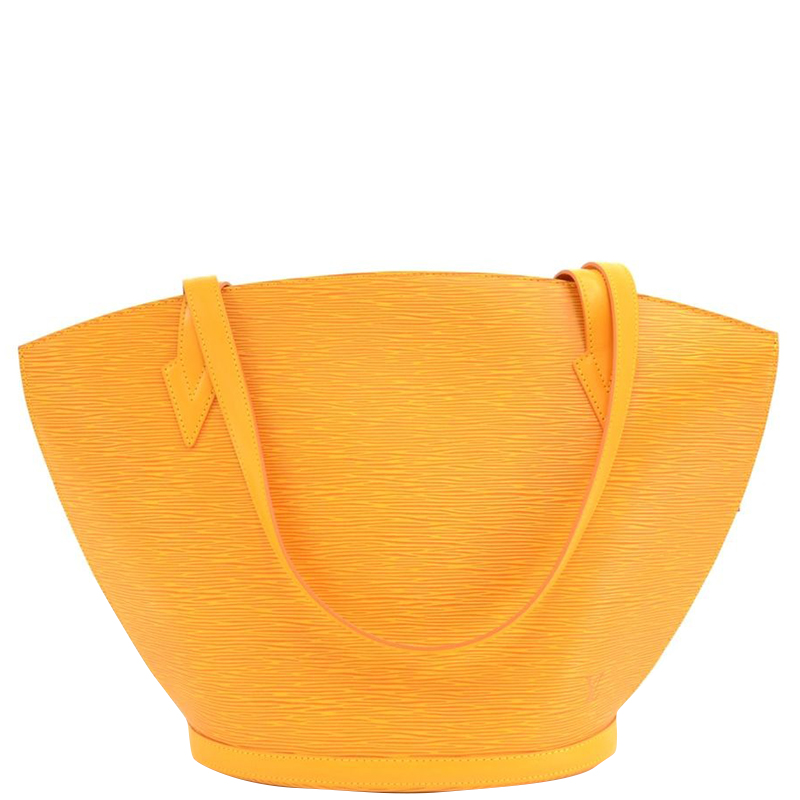 Pre Owned Louis Vuitton Tassil Yellow Epi Leather Saint Jacques GM Bag