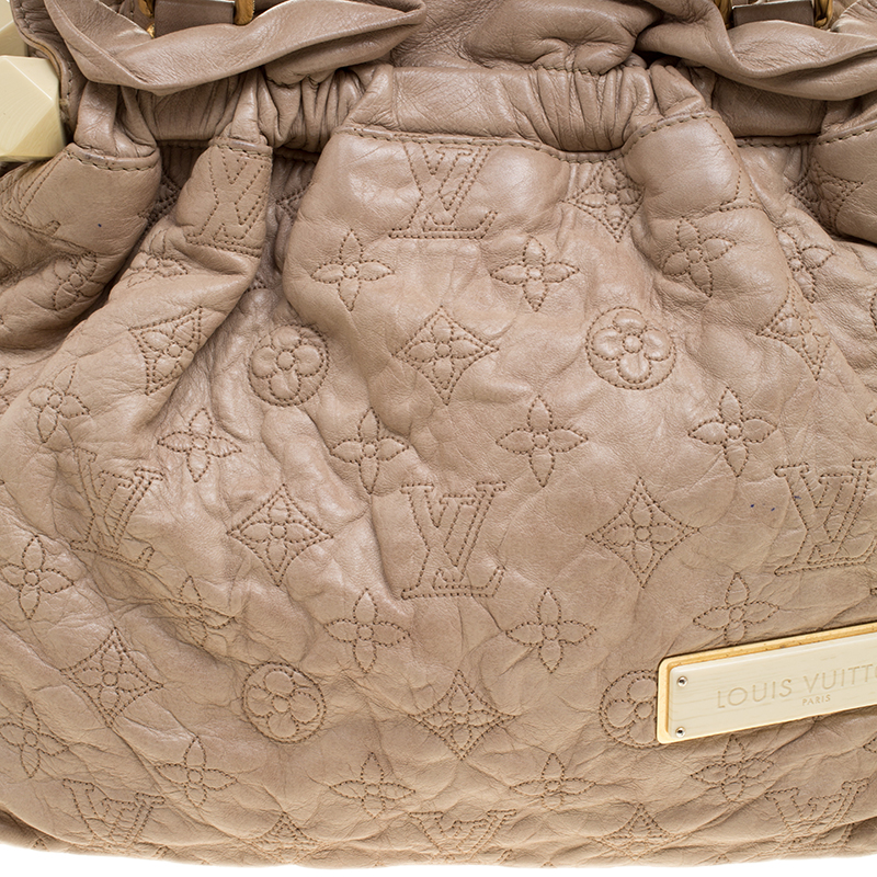 tas shoulder-bag Louis Vuitton Limited Edition Beige Monogram Stratus  Olympe PM Shoulder Bag