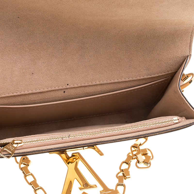 Louis Vuitton Brown Chain Louise Handbag (RZX) 144030000817 KS/DU