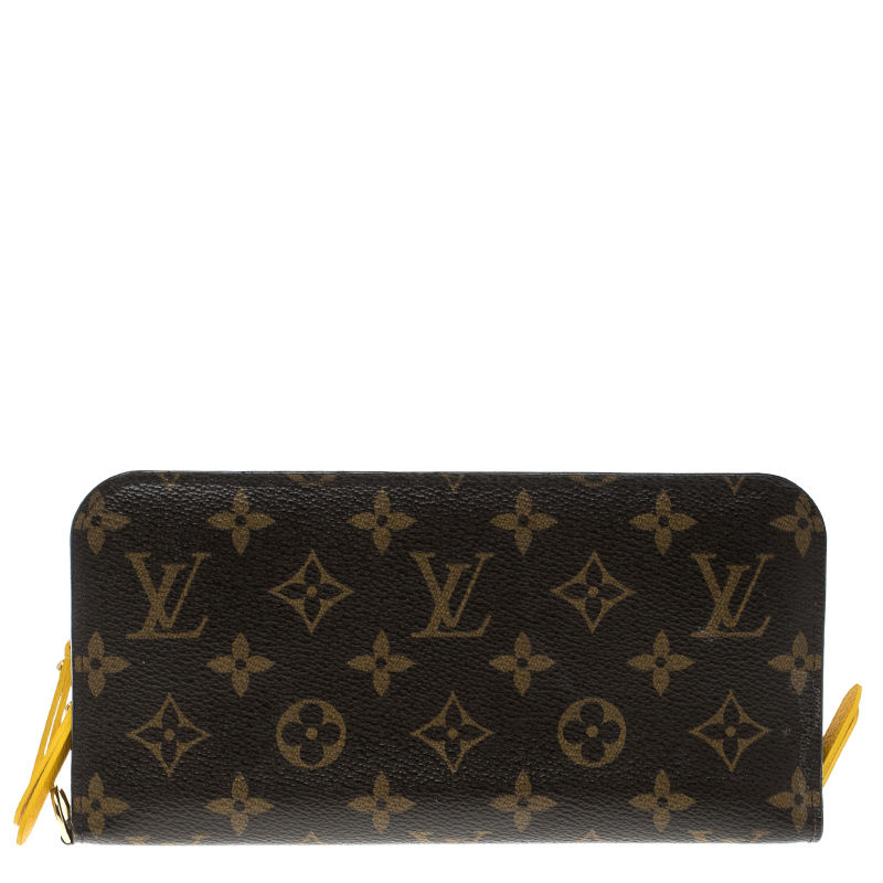 مملوكة مسبقًا Louis Vuitton Yellow Monogram Canvas Limited edition Insolite Wallet