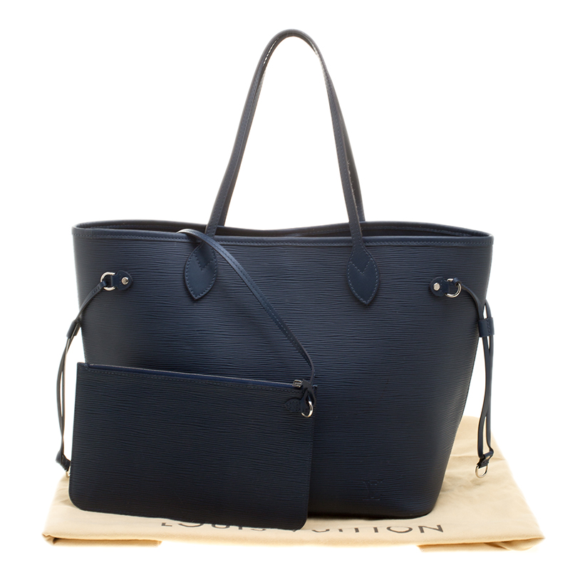 Louis Vuitton Indigo Epi Leather Neverfull Tote MM Louis Vuitton | TLC