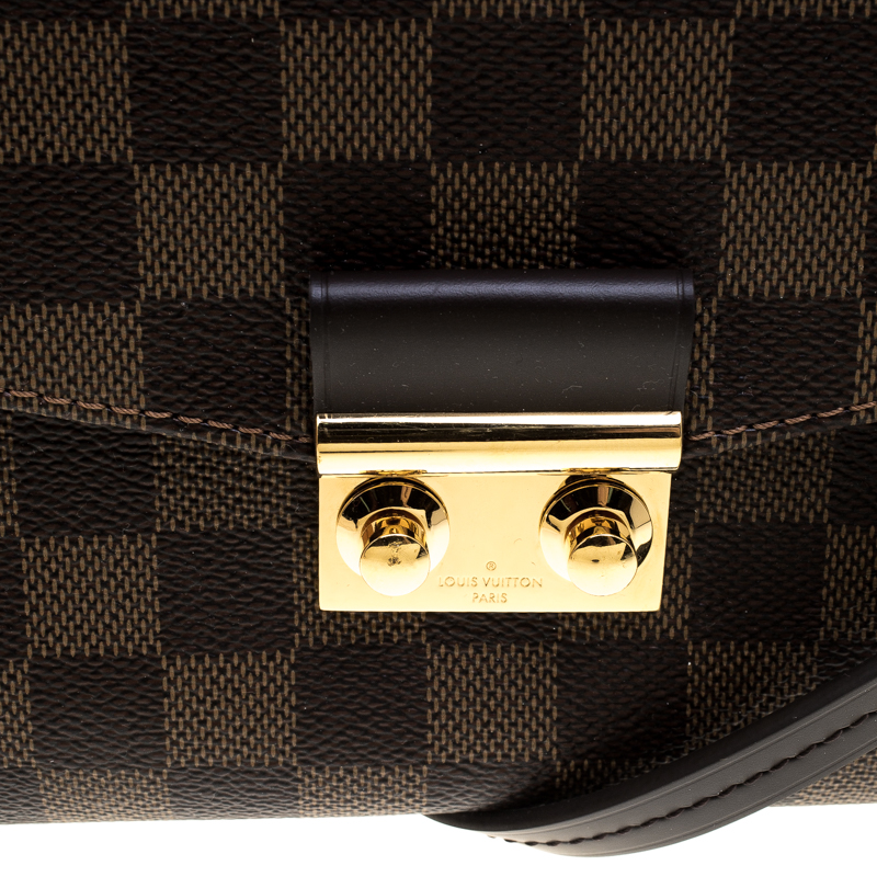 Louis Vuitton Damier Ebene Canvas Croisette Wallet Bag Article: N60287 :  : Bags, Wallets and Luggage