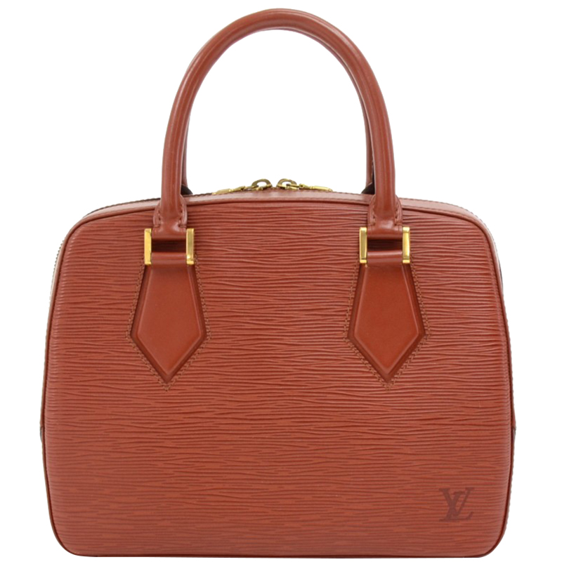 Preowned Louis Vuitton Kenyan Fawn Epi Leather Sablon Bag In Brown