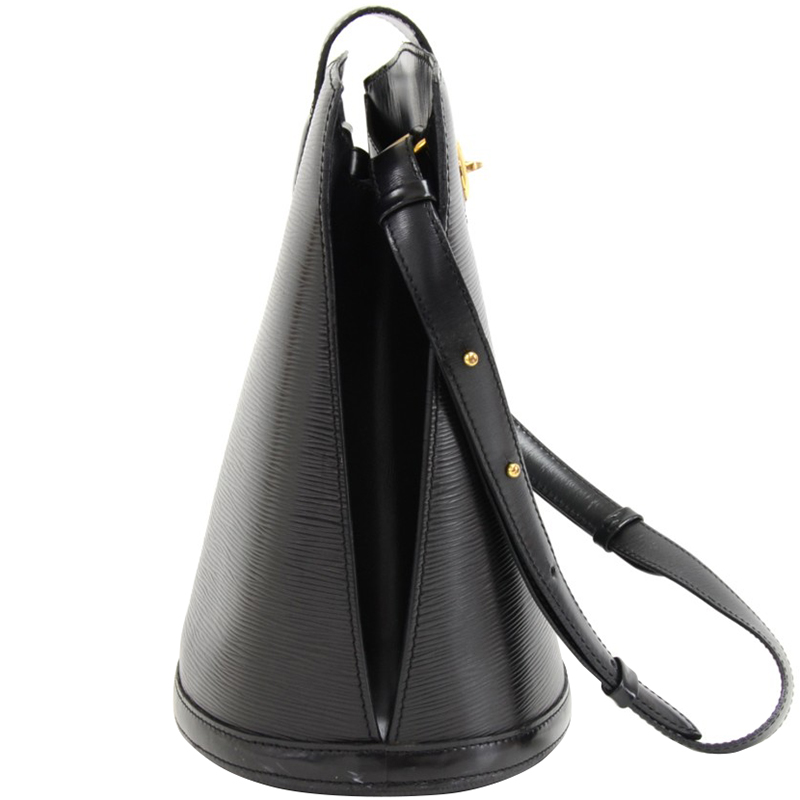 

Louis Vuitton Noir Epi Leather Cluny Bag, Black