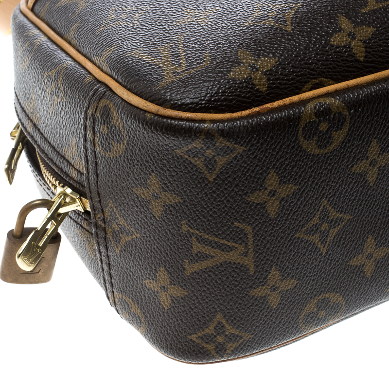 Deauville cloth handbag Louis Vuitton Brown in Cloth - 34941370