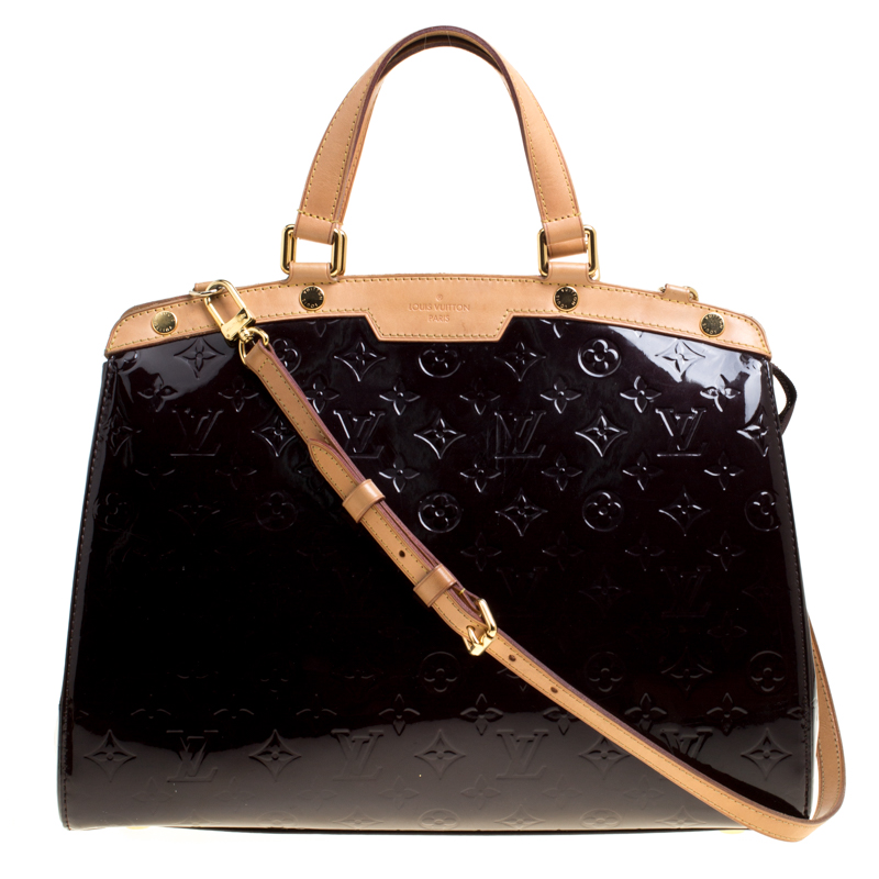 Louis Vuitton Terre D’Ombre Monogram Vernis Brea GM Bag