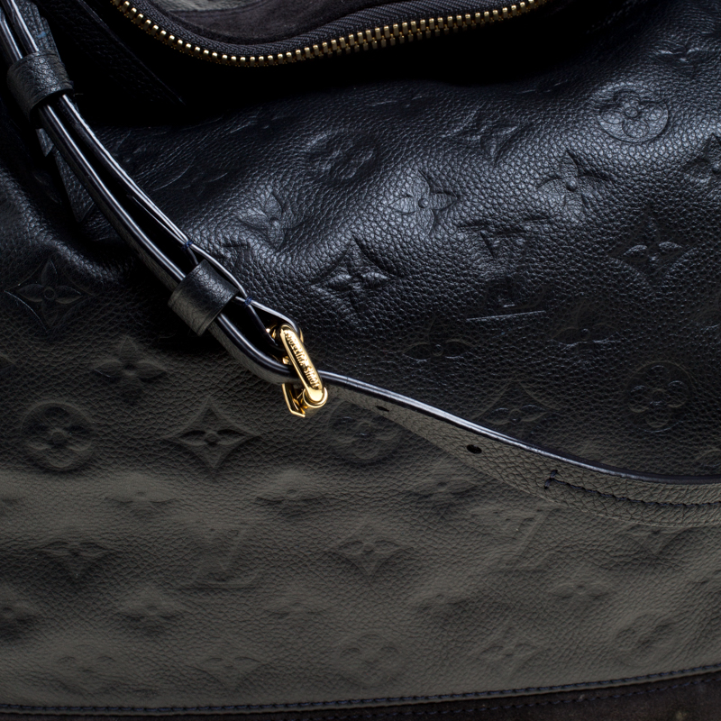Louis Vuitton Audacieuse Monogram Empreinte Shoulder Bag in brown sued –  Fancy Lux